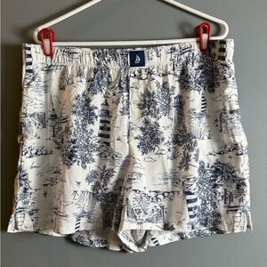 Jaclyn New York Nautical Lighthouse & Sailboat Shorts Womens Sz XL